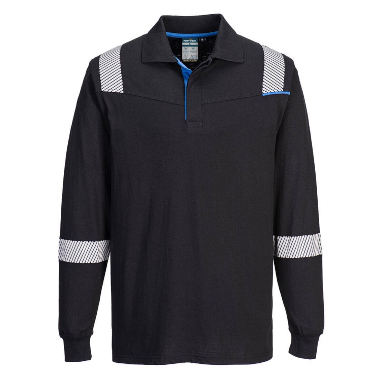 Long sleeve polo shirts workwear on sale